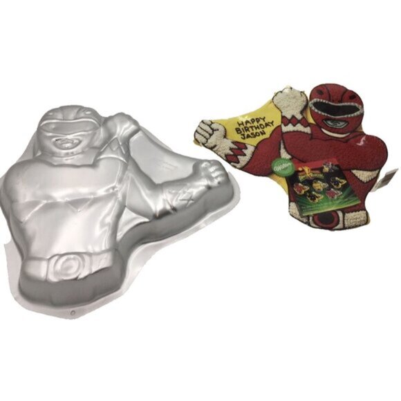 Saban Mighty Morphin Power Rangers Cake Pan Wilton 2105-5975 Vintage 1994 - Picture 12 of 12